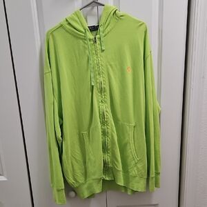 Polo Ralph Lauren Green Zip-Up Hoodie